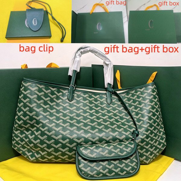 Top Designer Double-sided Dual-use Calf Leather Tote Shopping Bags Single Shoulder Handbag Mini Women Green Version Beach Bag Pink Black Blue ixx00