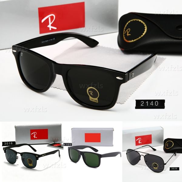 Luxury Designer G-15 Lens 2140 4165 Sunglasses For Men Women Classic Original Outdoor Eyewear UV400 Protection Acetate Square Glasses With Box