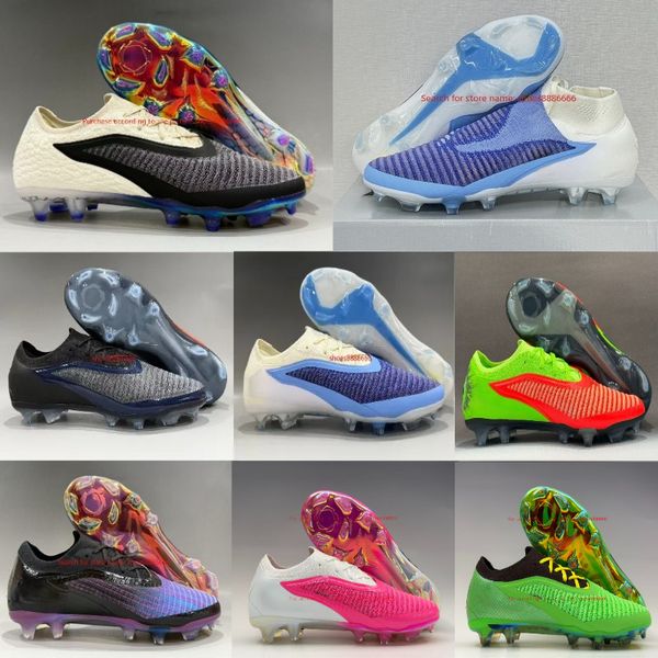 Designer Boot gx Mens Boots Metal Spikes Football Cleats Men lace-up FG BOOTS Soft Leather Pink Soccer uk3.5-uk10