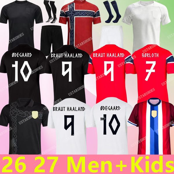 Norway HAALAND 2026 2027 World Cup 26 27 soccer jerseys SORLOTH NUSA AASGAARD Odegaard HORN MYHRE DONNUM RYERSON MOLLER WOLFE AJER STRAND BOBB football shirt kids kit