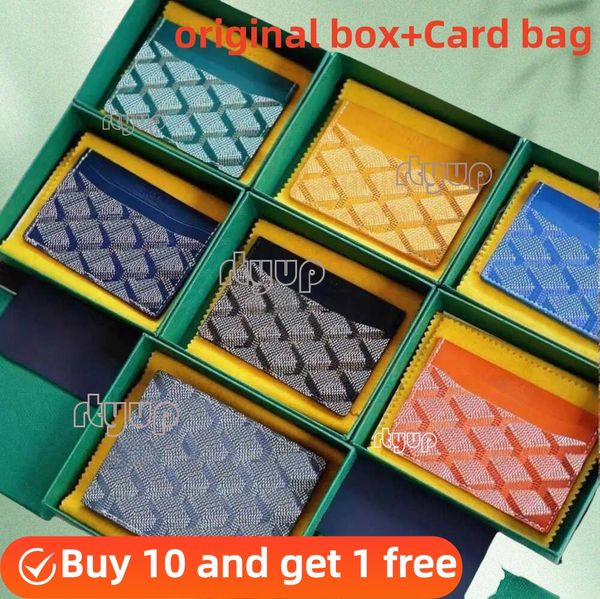 men card holder 10A bvv designer leather wallet with orginal box pouch ID Case holder Pocket women Men Bag passport holders Credit thin bus card holder US Fast delivery