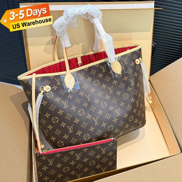 1:1 Designer bag louis vittonbag Luxury Bags Tote Bags neverful bag Handbags Shoulder Bags Crossbody Bags Women's Handbags Wallets Large Capacity Shopping Bag