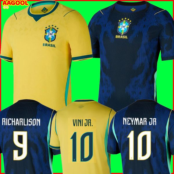 Brazil Soccer Jersey 2026 world cup brasil Football Shirt kit 26 27 RICHARLISON VINI JR NEYMAR JR MARQUINHOS RAPHINHA Men kids kit uniforms casima player version TOPs
