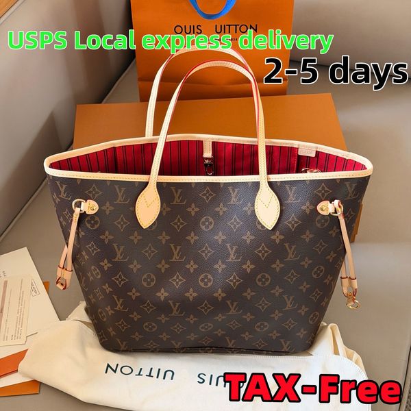 Luxury Designer louis vuitons bag Fashion Classic Large Capacity Multi-Function Shoulder Bag neverfull Tote Bag Designer Handbag Four Seasons for Daily Activities