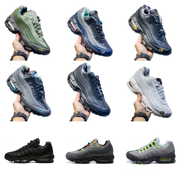 Trainers 95 Outdoor Sports Shoes Mens Triple Black White Aegeans Storm Sequoia Pink Beam Wheat Sketch V3 95S Casual Shoes Neon Stadium Green Blue Runners Sneakers G9