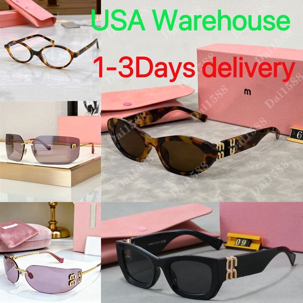 Designer luxury mu 09W Frameless sunglasses for mens womens mm classic Oval retro Euro american trend glasses small frame Metal frame Glasses Eyewear Outdoor UV400