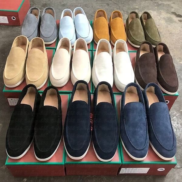 Loafer men Loafers womens designer shoes men summer flat Sandals women casual shoe luxury moccasin slip on suede Leather Shoe low top shoes