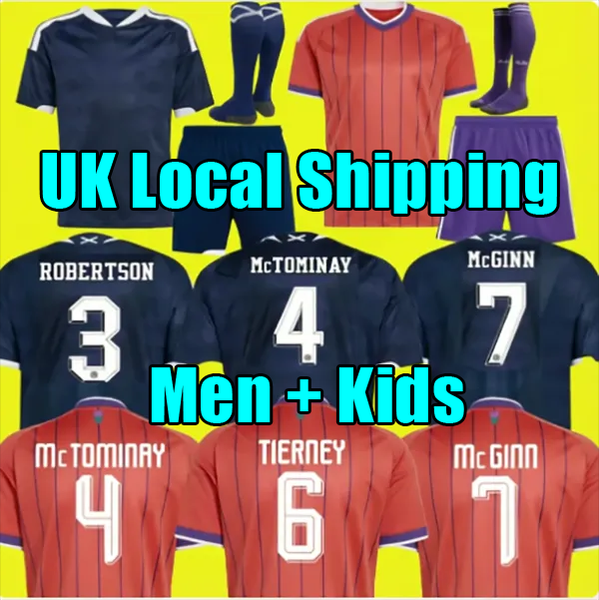 2026 Scotland Soccer Jerseys away home Special edition TIERNEY ROBERTSON football shirt CHRISTIE McGREGOR McGINN McTOMINAY Worldes Cups men kit kids sets