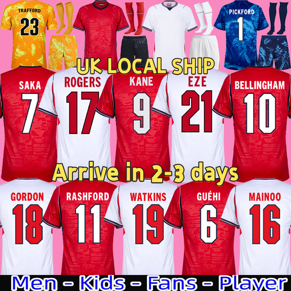 UK local england world cup 2026 Soccer Jersey Kids KANE BELLINGHAM MAINOO BOWEN RICE FODEN GORDON TONEY Football england Shirt 2026 Soccer england football kit 2026
