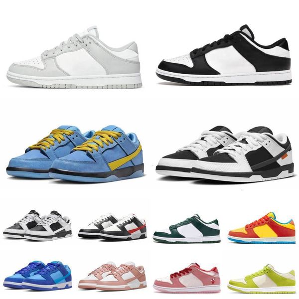 Trainers Low Orange Lobster Sports Shoes Designer Mens Women Grey Fog Pandas White Black Safari Mix Outdoor DunskS Shoe TIGHTBOOTH Bart Simpson Sean Cliver Sneakers