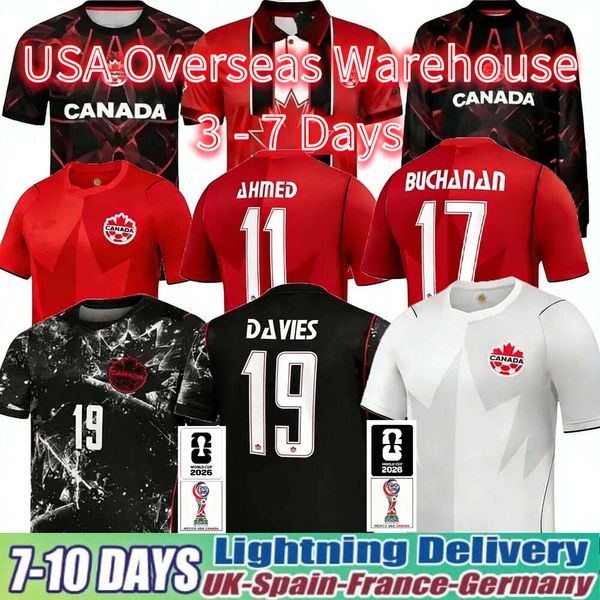 Canada Jersey 2026 World Cup Soccer Jerseys J.DAVID DAVIES LARIN CAVALLINI MILLAR EUSTAQUIO FRASER 1998 Football Shirt Top KIDS KIT Uniforms National Team S-4XL