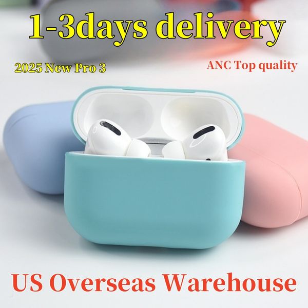 USA Stock New tws earbuds for airPods Pro 3 pod 4th Gen With ANC earbuds Pro 2 anc USB C earphones wireless Bluetooth Headset USB-C charging port For iPhone Headphones