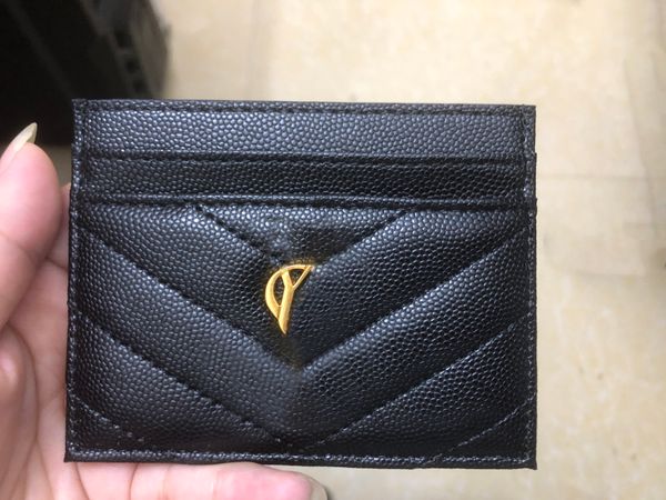 Designer Women card holder designer wallet man cardholder purse women genuine Leather Womens men wallets Mens Key Ring Credit Coin Mini Wallet wholesale with box