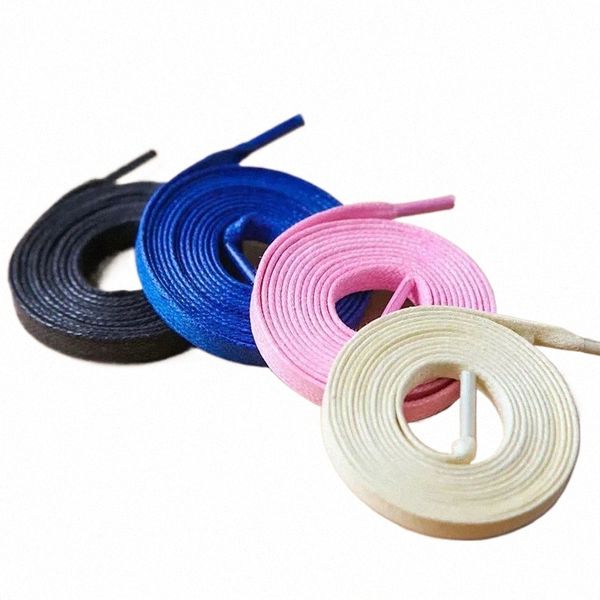 1 Pair Flat Cotton White Black Pink Shoelaces For Sneakers Sport Casual Shoes Laces Women Men Shoestrings 250906 A7nl#