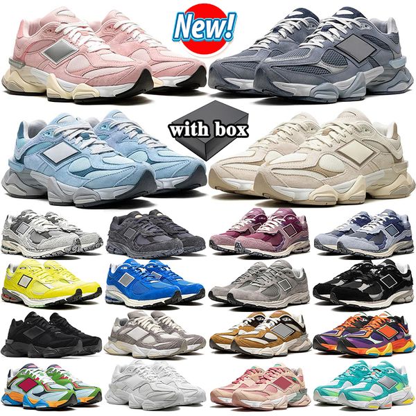 With box designer shoes for men women Casual Shoes daily outfit running leather mesh Triple Black White Grey Blue Pink Green mens trainers outdoor sneakers size 36-46.5