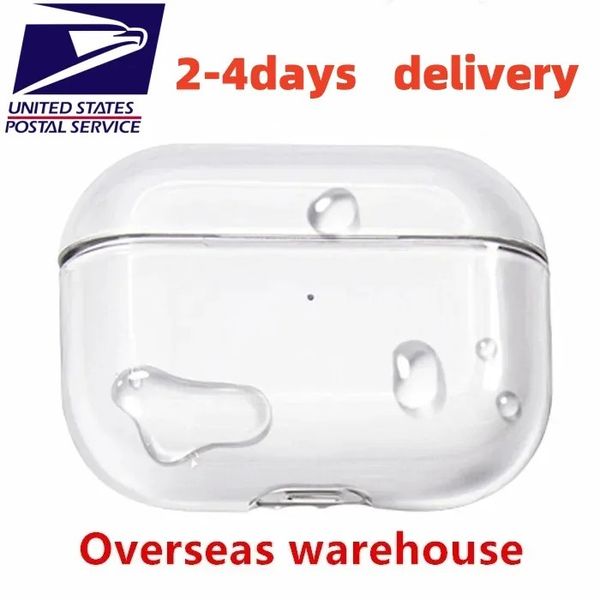 USA Stock ANC Top Quality airpods Pro 2 3 MAX 2nd generation Airpods 3 4 Earphones Bluetooth Headphone Accessories Silicone Protective Case Wireless Charging Case