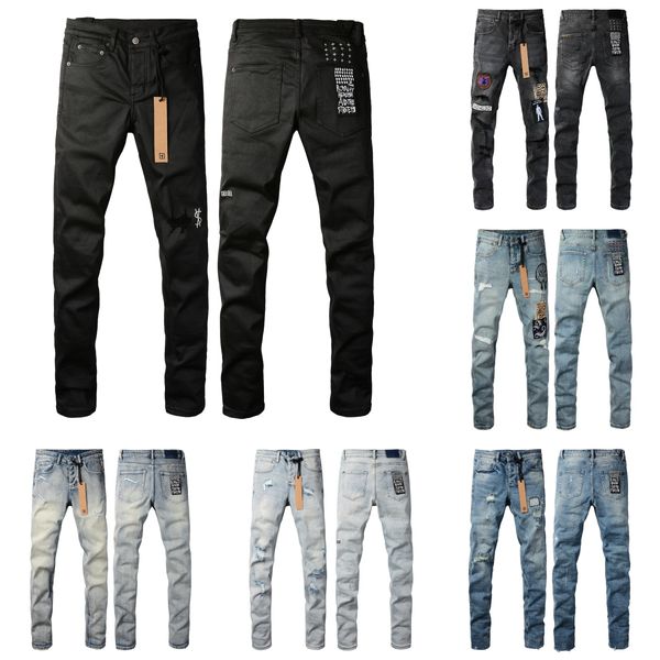 designer jeans ksubi jeans casual Ripped Biker Slim Straight men's jeans ksubi denim jeans Stacked Skinny jeans Trendy Brand Retro Pant