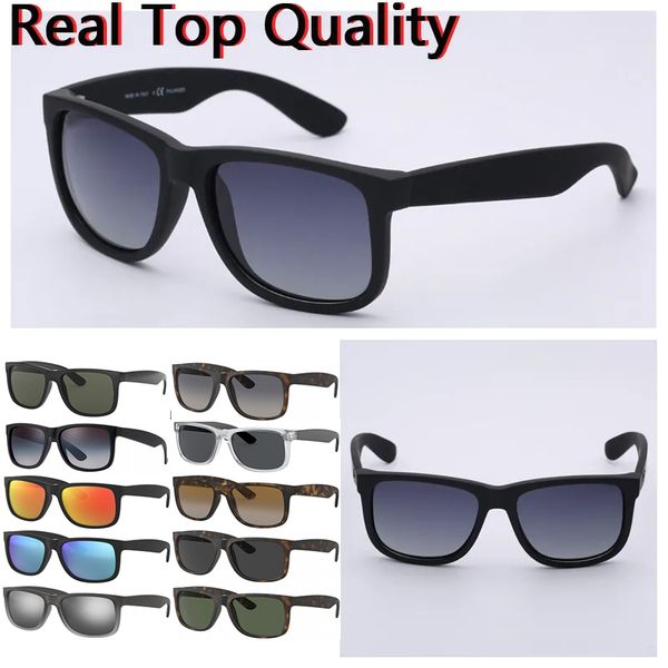 Top Quality Fashion 54mm JUSTIN Polarized Sunglasses Men Women Sunglasses Nylon Frame Sun Glasses with Accessories Lunette De Soleil Homme