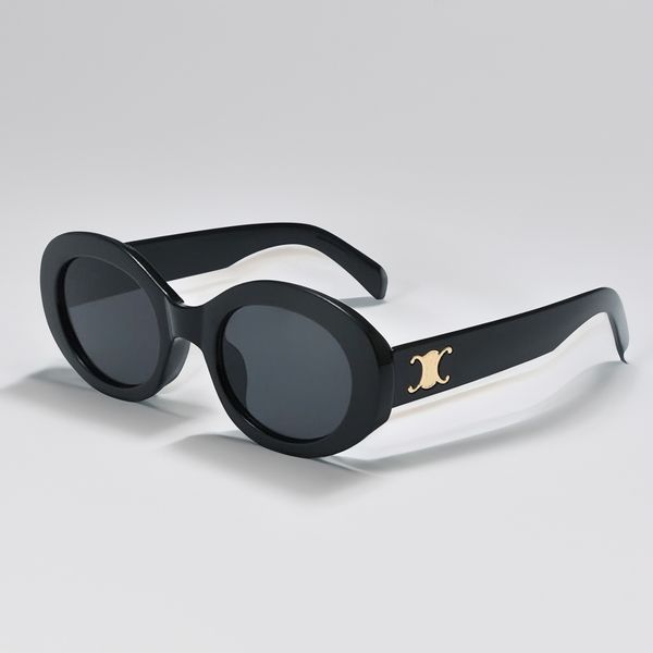 Fashion Luxury Designer Sunglasses Brand Men's and Women's Small Squeezed Frame Glasses Premium UV 400 Polarized Sunglasses