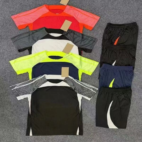 Mens Tracksuits Tech Set Designer Tracksuit T Shirts Shorts Two-piece Womens Print Quick Drying and Breathable Sportswear basketball Tracksuits football