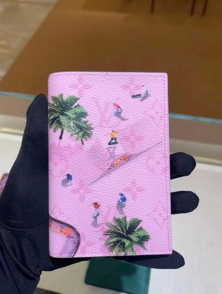 Holder Mascua Letter Surfin Leaher Case Card Spors Fooball Passpor Swimming Letter Skiing Couple's Street Skateboarding. Basketball Pocket Organizer Wallet 339