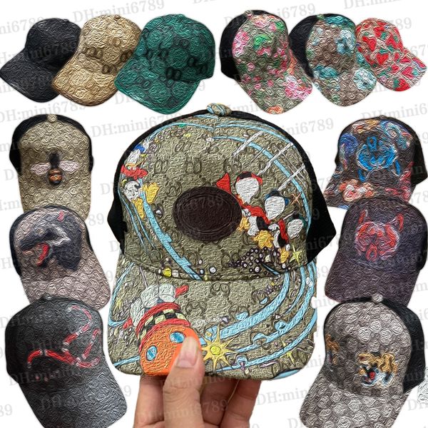 Top G baseball caps cci snake king tiger embroidered hats designer classic G baseball caps mens womens trucker mesh caps hip hop fashion and dad hats bucket hats