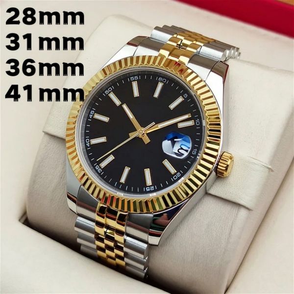 designer men watches womens watch automatic 28mm 36mm 41mm mens watch with sapphire glass waterproof and luminous function designed for everyday wear with box