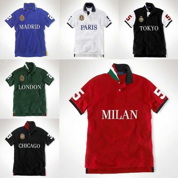 Classic Polo Shirt designer polo t shirt for Men Short Sleeve with Embroidered for Summer Casual Wear 100% cotton Tshirt Mens Tee Fashion Embroidery Asian size S-2XL