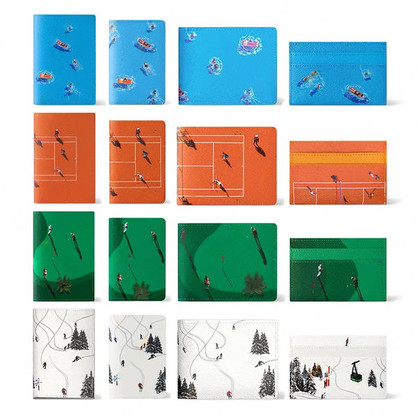 golf card holder designer Wallet holiday sports series style football model card holder passport bag designer eallet golf swimming ski wallet