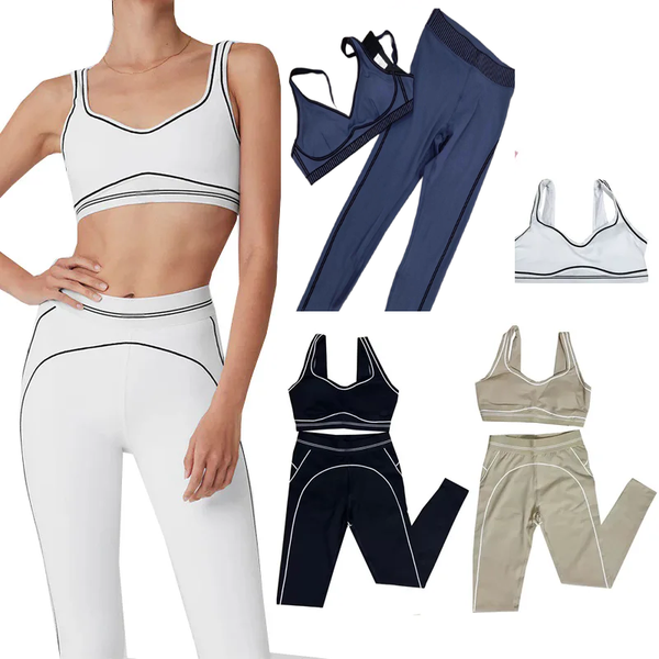 High Quality Gym Set Sports Bra Women Leggings Exercise Gym Fitness Wear Workout Set Active Wear Gym Clothe