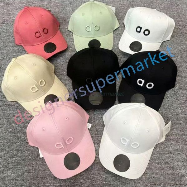 Designer Cap Ball Cap Yoga Baseball Hat Summer Women Head Surround Head Show Face Small Colourful Sunvisor Hats Wear Duck Tongue Caps