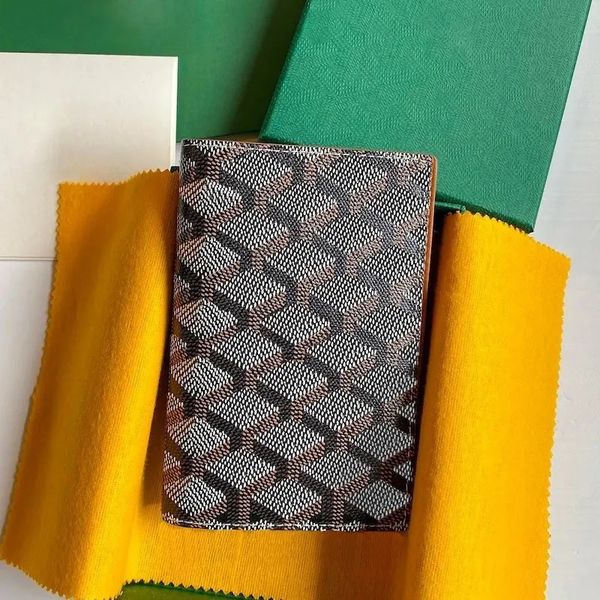 Top-quality Passport Holder Designer Card Holder Women Men Wallet Genuine Leather Graffiti Luxury Wallets Brand Credit Card Bag